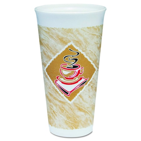 Heritage Bag Cafe G Foam Cup 20 oz White w/ Cafe G design 20X16G-167399