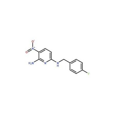 Ak Scientific N2-(4-Fluorobenzyl)-5-nitropyridine-2, 6-diamine (5g), CAS 33400-49-6 3888AB-5g