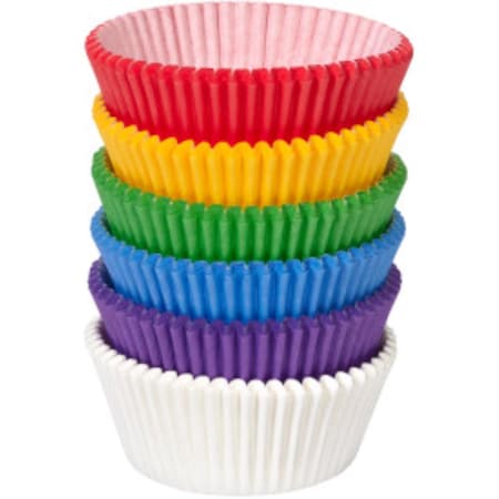 Wilton 2 in. Rainbow Baking Cups 150 pc 191006448
