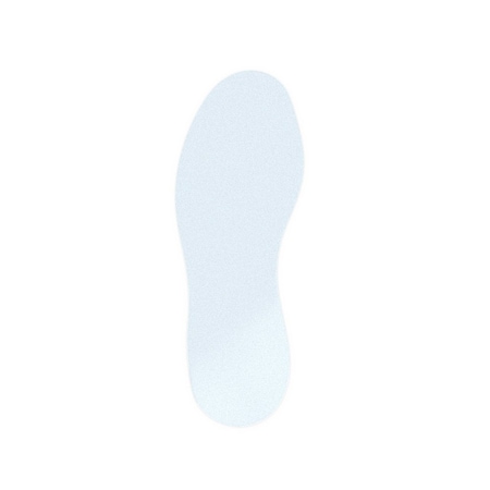 Safetytac SafetyTac Footprints - White, 15-Pack, 11.5in x 3.5in STF1102