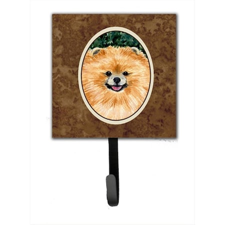Carolines Treasures 4.25 x 6 in. Pomeranian Leash Or Key Hook SS8725SH4