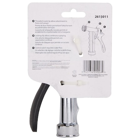 Landscapers Select Spray Nozzle, Female, Metal, Silver, Chrome YM700613L