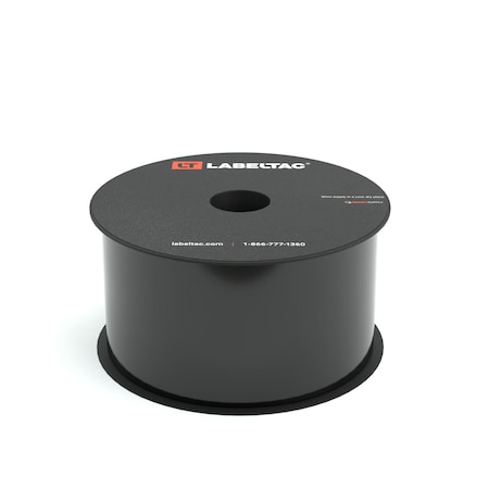Labeltac LabelTac 4 and Pro Model High Performance 10-Year Vinyl Supply 2.5in x 150ft, Black LT2503HP