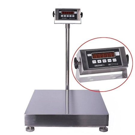 Prime Systems Prime NTEP 24x24 SS Bench Scale 500 lb x 0.1 w Indicator Legal Trade PS-NT2424SS-500