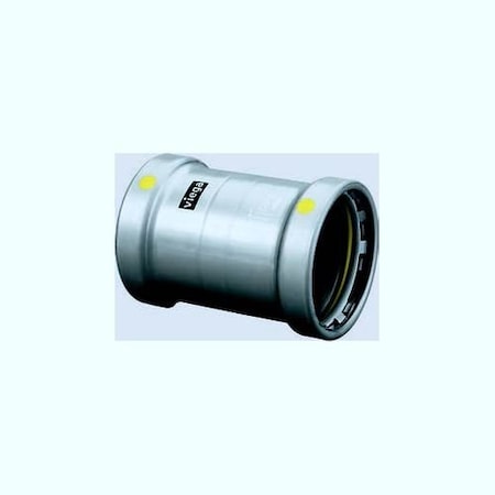 Viega MegaPressG couplingNo stop P1 4 P2 4 carbon steel zinc-nickel coating 28795