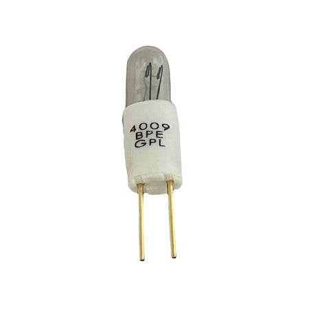 Aml T-1 BI-PIN LAMP GOLD PLATED LEAD 4009BPE/GPL
