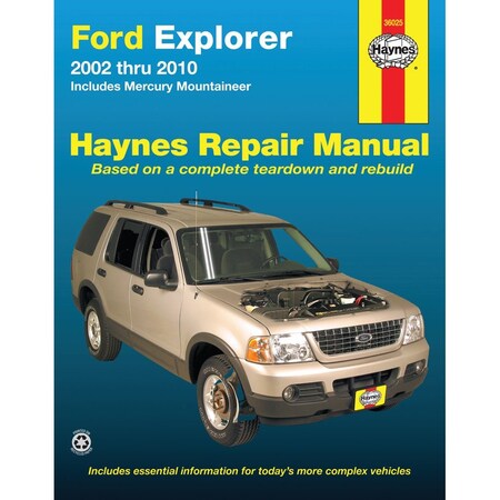Haynes Manuals FORD EXPLORER & MERCURY MOUNTAINEER 02-1 36025