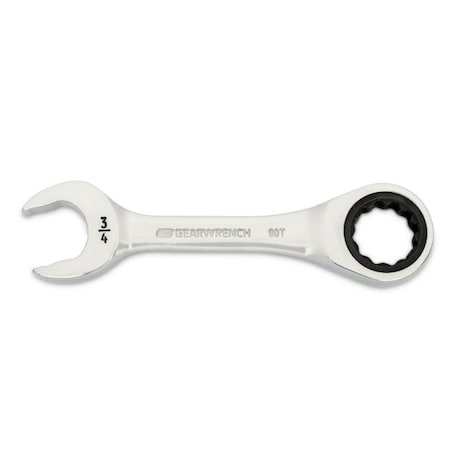 Gearwrench Stubby Combination Ratchet, 3/4in 86857