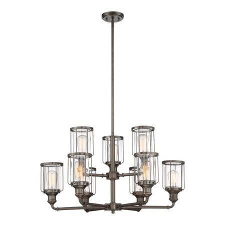 Designers Fountain Anson 9 Light Chandelier 91389-SCB