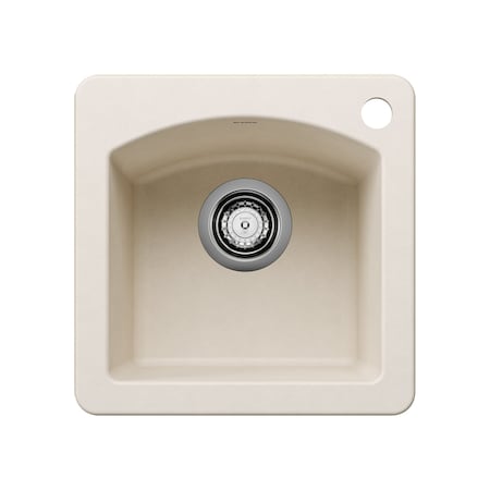Blanco Diamond Bar Sink Dual Deck, Soft White 443070
