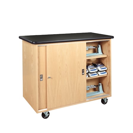 Diversified Spaces Mobile Balance Storage Cabinet, Wood 5201K