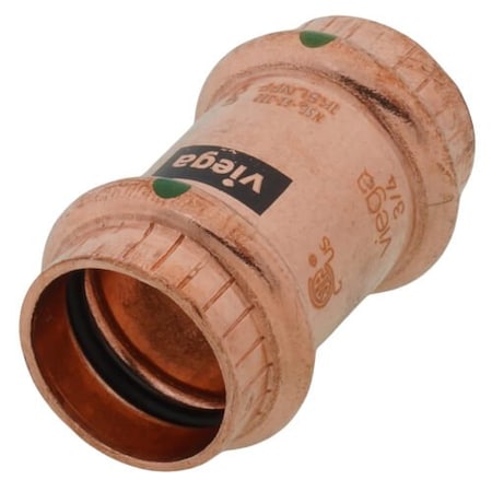 Viega ProPress couplingNo stop P1 0.75 P2 0.75 copper 78177