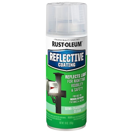 Specialty 10 Oz Rust-Oleum Clear Reflective Spray Paint 214944