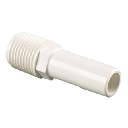Watts 35 Series 3527-1008 Stem Connector, 1/2 in, CTS x MPT, Polypropylene, Off-White 3527-1008/P-604