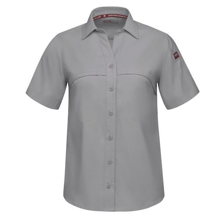 Red Kap Men's Work Shirt, Gray, S TSW1GV