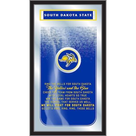 Holland Bar Stool Co South Dakota State University 26" x 15" Fight Song Mirror MFghtSDakSt