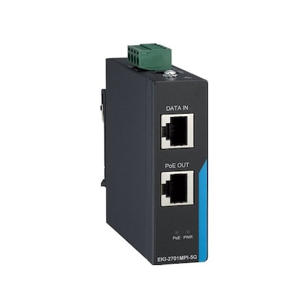 Advantech PoE injector 802.3bt-5G W/ PSU EKI-2701MPI-5GPS-A