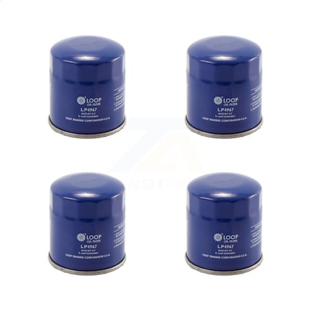 Loop Engine Oil Filter 4 Pack For Toyota Corolla Camry Prius RAV4 Yaris Scion Matrix Pontiac KLO-100070