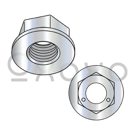 Oxoxo 1/2-20 Non-Serrated Hex Flange Nut Grade 5 Zinc, 500PK 612244
