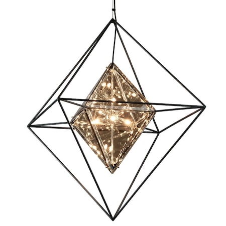 Troy Lighting Epic 8 Light Chandelier 30 In. Forged Iron F5327-TRN