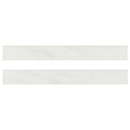 Msi Durban White 3 In. X 24 In. Polished Porcelain Bullnose Wall Tile, 30PK ZOR-PT-TR-0121