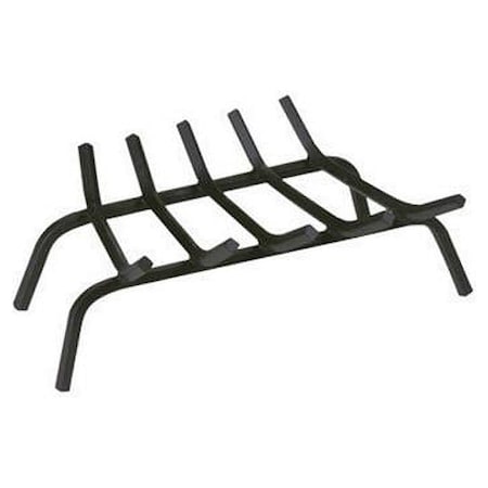 Planon Panacea Black Matte Steel Fireplace Grate PL2512942