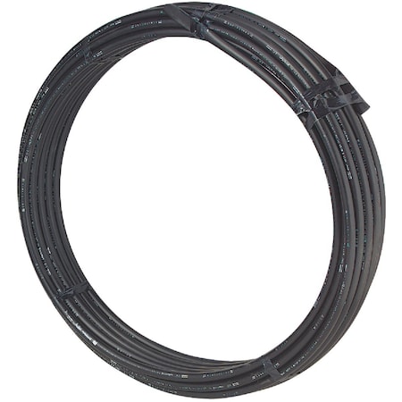 Advanced Drainage Systems 1''x100 ' 80 psi Black Plastic Pipe 180100
