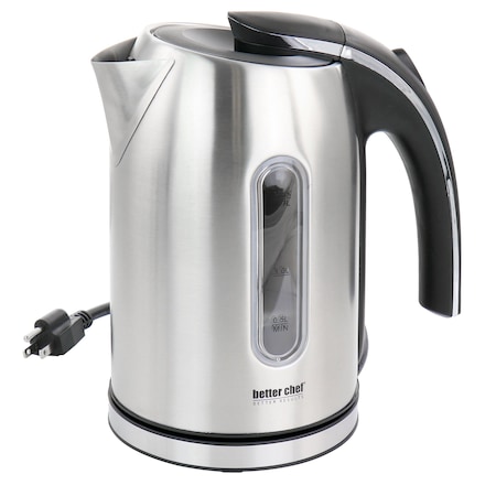 Better Chef 1.7 Liter 360 Degree Stainless Steel Cordless Electric Kettle IM-171S