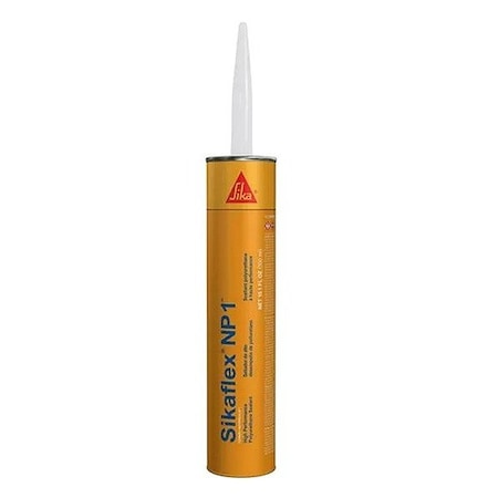 Sika Polyurethane Sealant, 10 oz, Cartridge, Black, Polyurethane Base, Sikaflex NP 1 805588