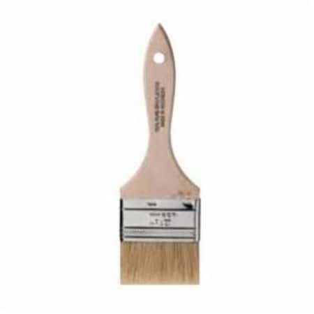 Rubberset CHIP BRUSH, 4 IN W X 5/8 IN THK WHITE CHINA BRUSH, WOOD HANDLE, OIL BASED 990601400