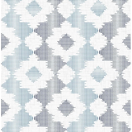 A-Street Prints Babylon Blue Abstract Floral Wallpaper 2902-25521