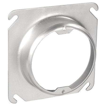 Southwire Fixture Ring, 4 in L, Square, Steel, Silver, Galvanized 52C3-1-UPC