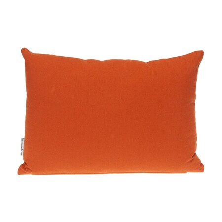 Homeroots 14" X 20" Pink and Orange Geometric Cotton Throw Pillow 529295