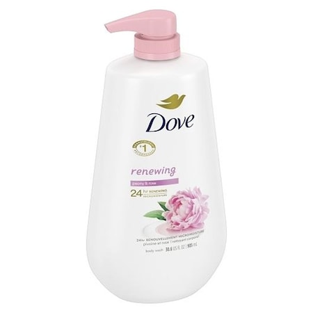 Dove Rose Oil and Peony Body Wash, 30.6 Fluid Ounce, 3PK 67903