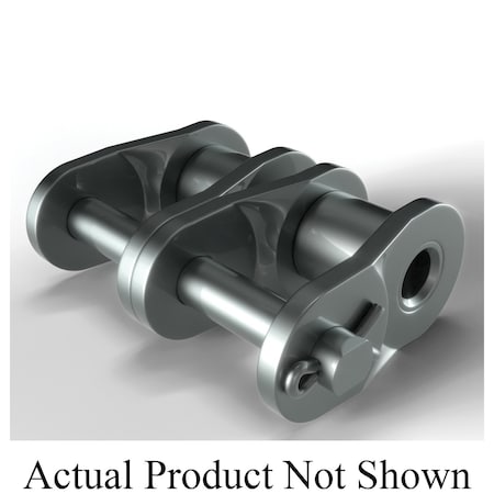 Hkk Chain Aqua-Series II Offset Link, #40-2 chain, 1/2 in Pitch, 0.156 in Dia Pin AARC040CHL2