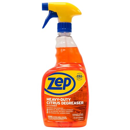 Zep Heavy Duty Degreaser, 32 Oz Pail, Liquid, Amber, 12 PK ZUCIT32