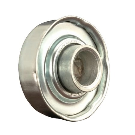 Miller Bearing Conveyor Bearing, Flanged Semi-Precision Stainless Steel, 316 Stainless Steel, 0.4375in Hex Bore MFC-2280-11H-G