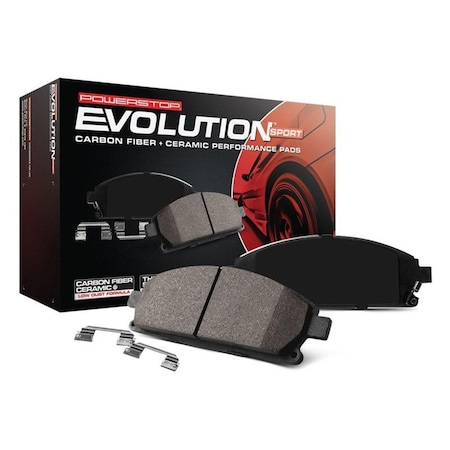 Powerstop Z23976 Evolution Sport Performance Ceramic Front Brake Pads for 2003-2018 Lexus GX P15-Z23976