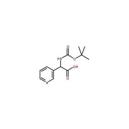 Ak Scientific 2-(Boc-amino)-2-(3-pyridinyl)acetic acid (250mg), CAS 347187-29-5 5257AJ-250mg