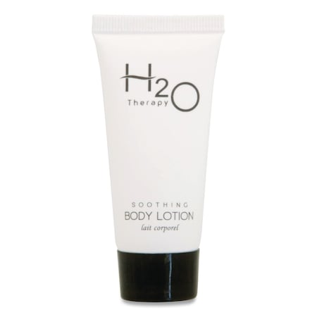 Diversified Hospitality Solutions H2O Therapy Single Use Body Lotion, 0.85 oz Tube, White Tea and Lemongrass Scent, 300PK H2O08L085