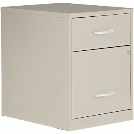 Nusparc File Cabinet - 14.2in Width x 18in Depth x 19in Height - 2 x Drawer(s) for File, Box - Letter - 26152