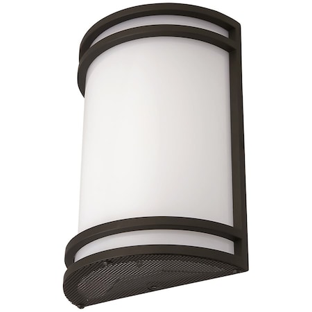 Sunlite LED 15W 950 Lmen 30K/40K/50K 80 CRI Dimmable Half Cylinder Wall Sconce Outdoor Light Fixture 82023-SU