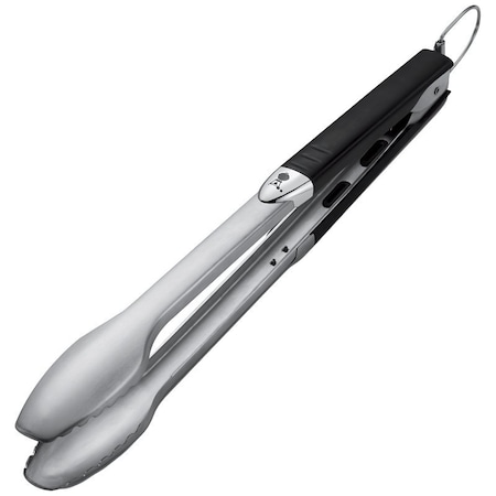 Weber 6610 Premium Tongs, 09 in L, Stainless Steel 6768