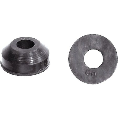 Danco Beveled Washer, Fits Bolt Size #00 Rubber, 5 PK 35090B