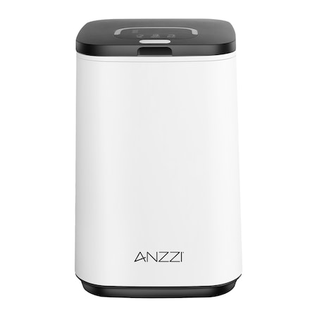 Anzzi 23L Luxury Bucket Towel Warmer, Large Capacity, LED Display, Adjustable Timer, Flip-Top, Child Safe TW-AZ028WHB