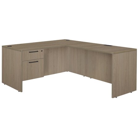 Regency Corner Desks, 29 in H, 60 in W X Wood, Noble Oak LLDSP603047NO