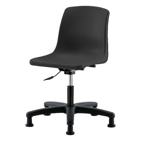 Blue Ridge Ergonomics Black Polypropylene Shell Chair SDHCH-RG-RG-BLK
