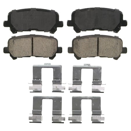 Wagner Brake QuickStop Rear Disc Brake Pad Set Ceramic,  ZD1281