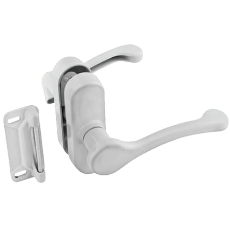 National Hardware White Lever Screen/Storm Door Latch N262-196