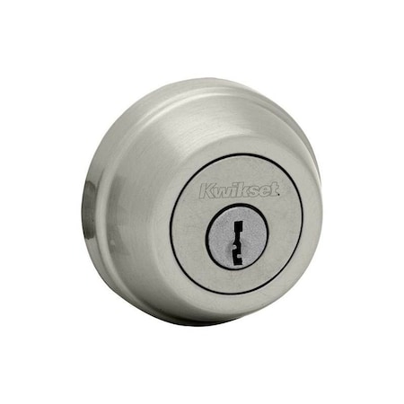 Kwikset Double Cylinder Deadbolt with 6AL Latch and STRKP Strike Pack which includes Square Corner,  785-15.STRKP